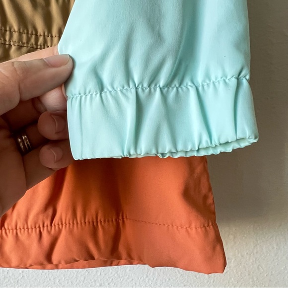 Gymboree Zip-Up Wind Breaker Blue Orange Hoodie Jacket Unisex - Picture 5 of 6